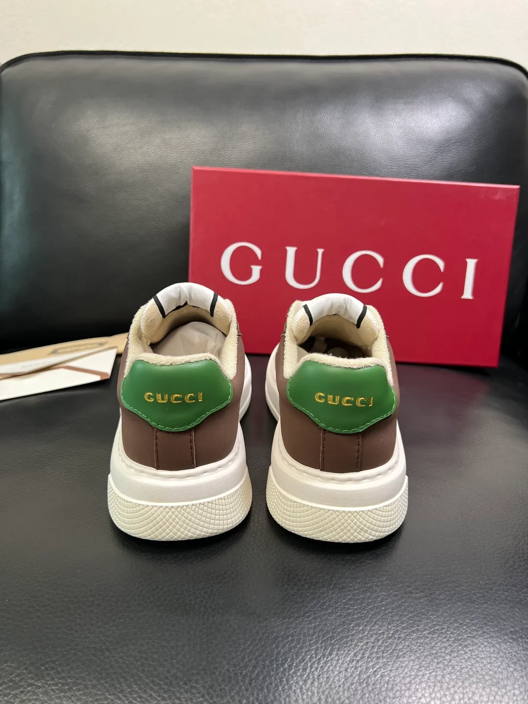 Men's shoes 💰780 Gucci high quality top crafts Gucci counter new original factory configuration, imported cowhide fabric from Italy, imported cowhide lining, breathable and comfortable, sole: original factory special supply original sole super comfortable, original factory and single goods, welcome to compare, code number 38-44 (customized 45)